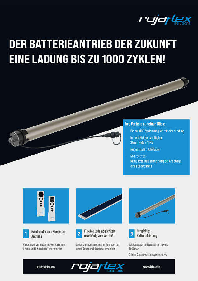 Flyer Akkuantrieb